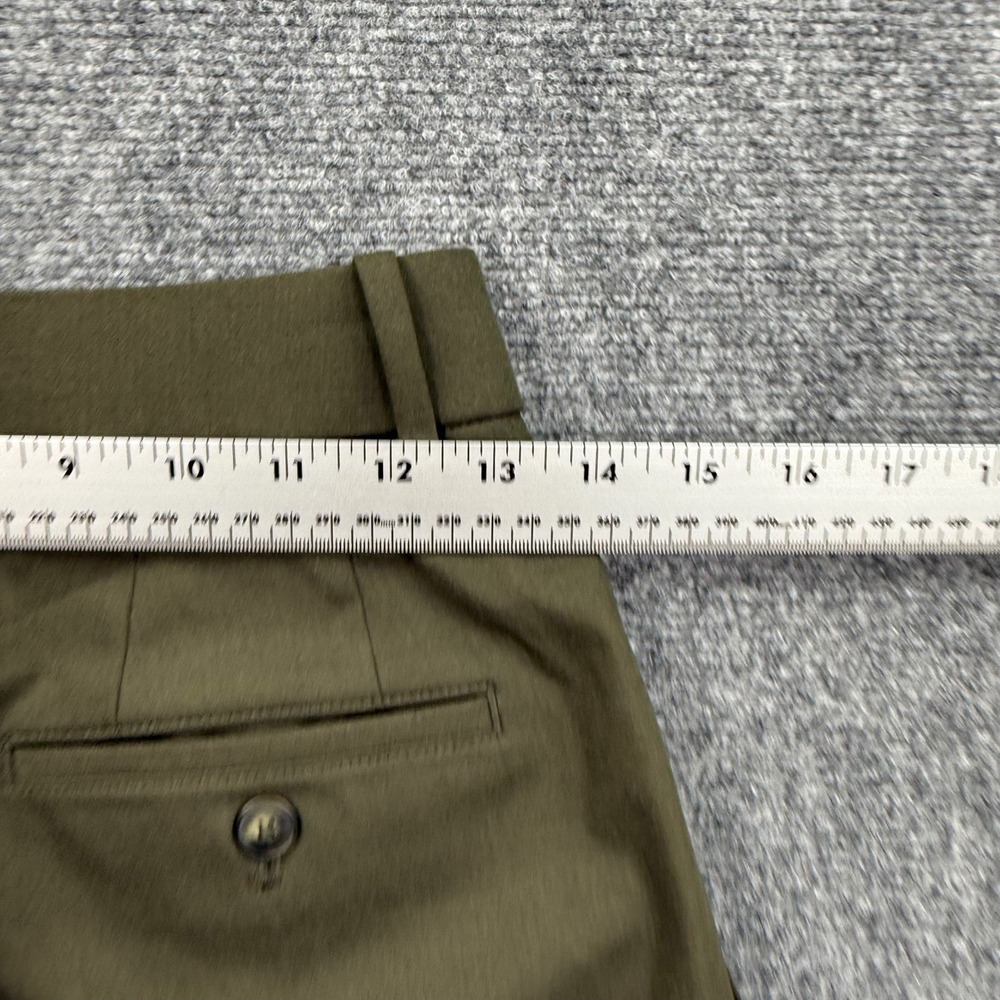 UNIQLO Pants Size XS 24-25W Khaki Wide Leg Pleated Recycled Polyester Men's - Picture 6 of 9